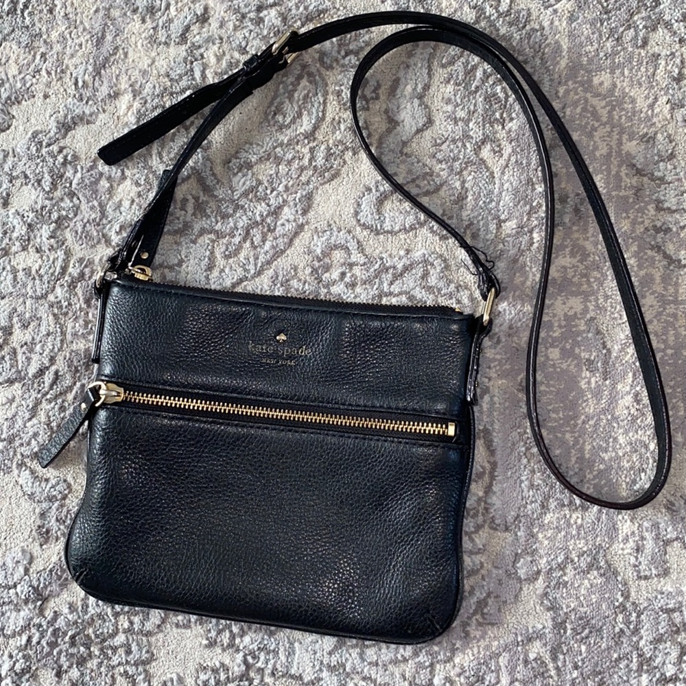 Kate Spade ♠️ black & gold purse